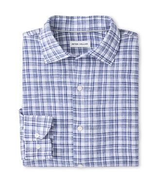 Peter Millar Sandbar Linen Sport Shirt