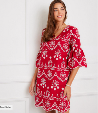 karen kane Karen Kane-Embroidered Dress-70213