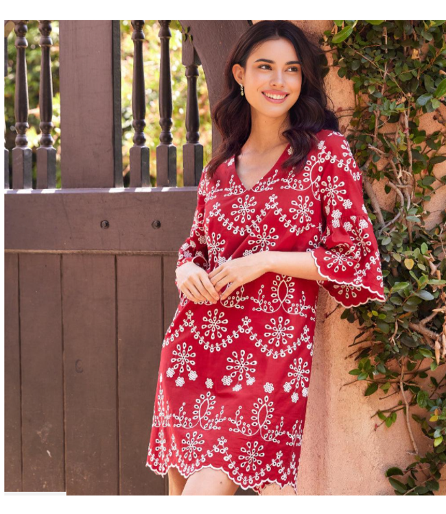 Karen Kane-Embroidered Dress-70213