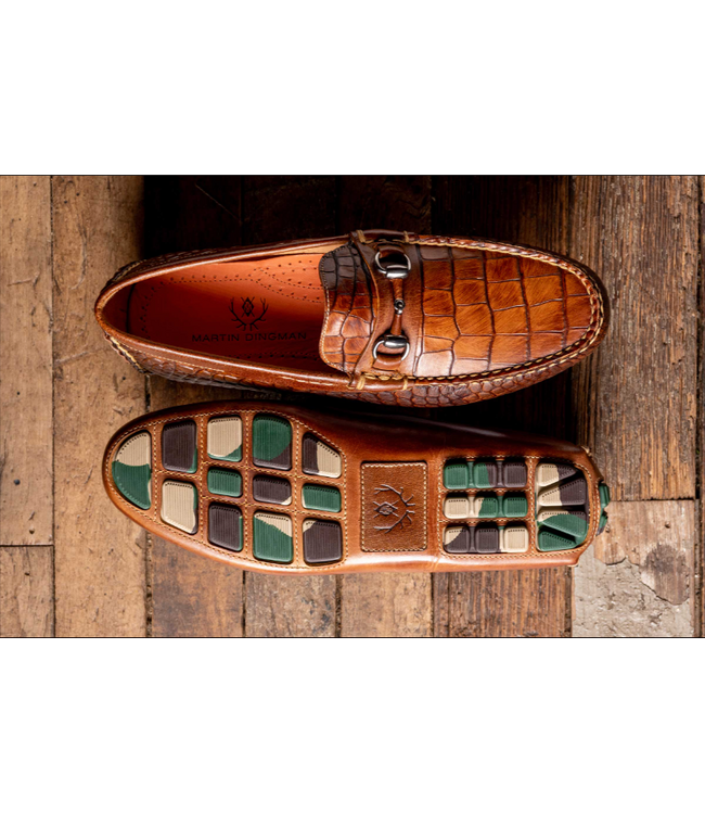 Monte Carlo Alligator Grain Horse Bit Loafers