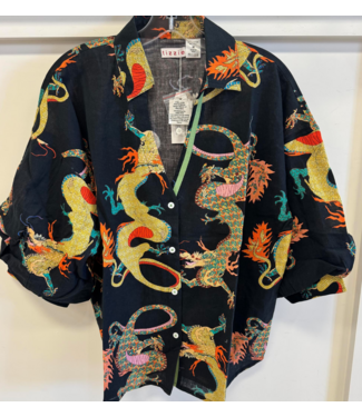 Dizzie Lizzie Puff Oversized sleeve top