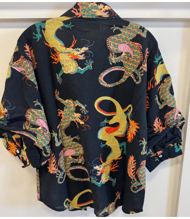 Dizzie Lizzie Puff Oversized sleeve top