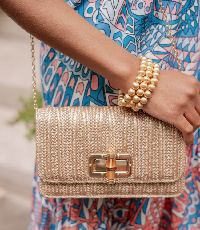 Lisi Lerch Lilly Straw Clutch