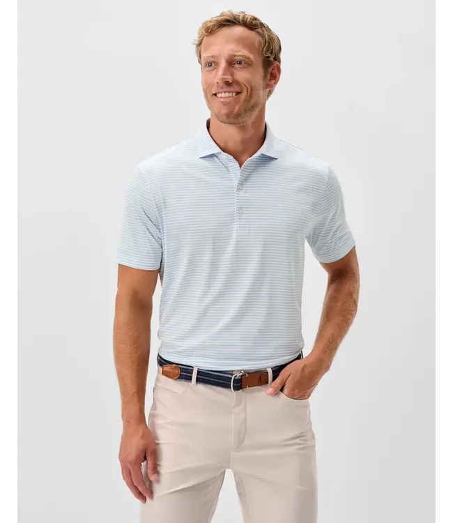 Seymour Stripe Performance Featherweight Polo