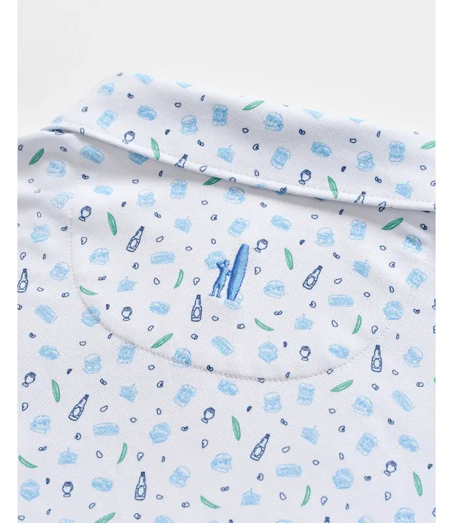 Burgers N Beers Performance Mesh Polo