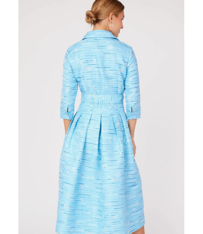 Abbey Glass Cecilia Midi Dress Textured Dupioni #1202