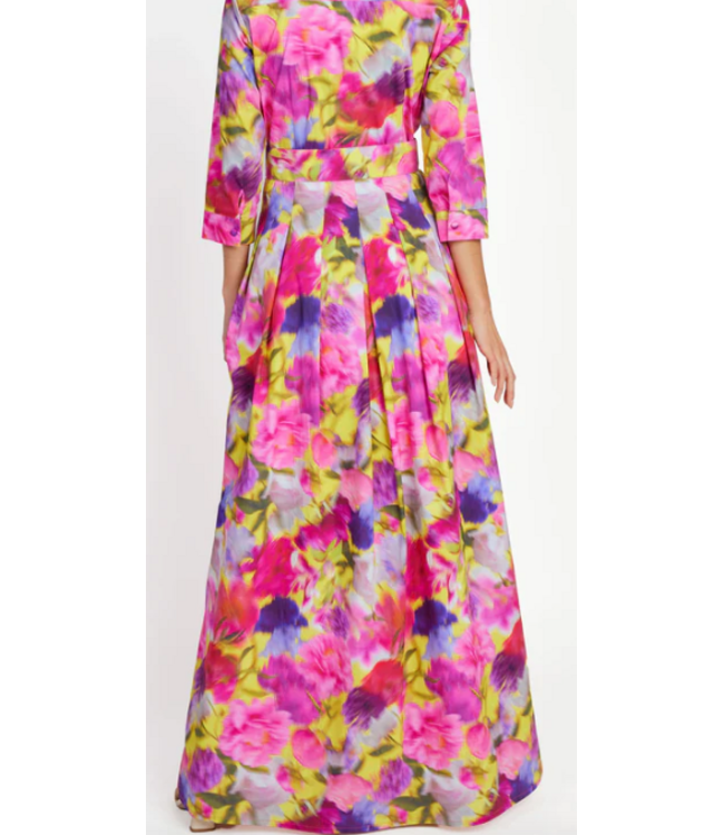 Abbey Glass-Cecilia gown Art Bloom Poplin Pink-1202PR26MC