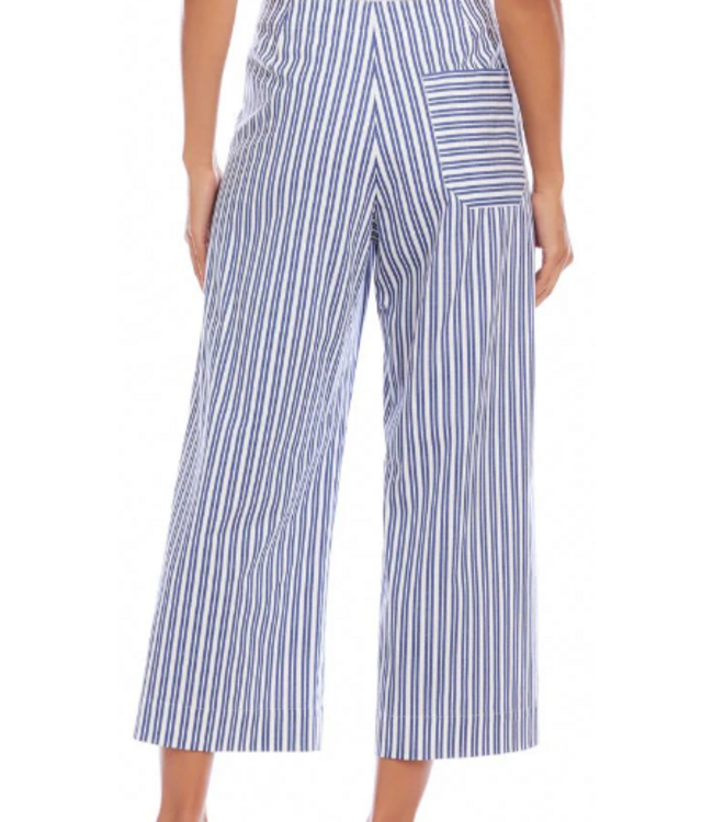 Karen Kane-Striped Cropped Pants-1L52401