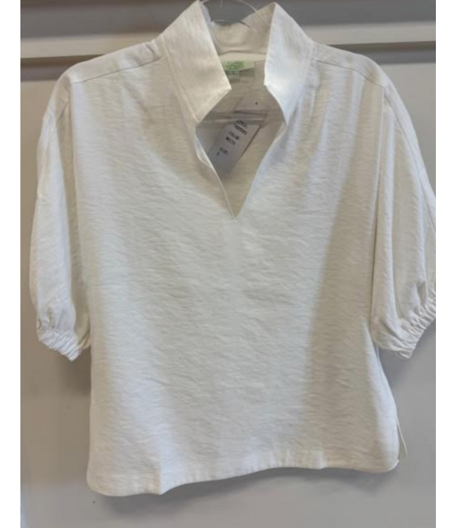 Jade Collar Top #8083