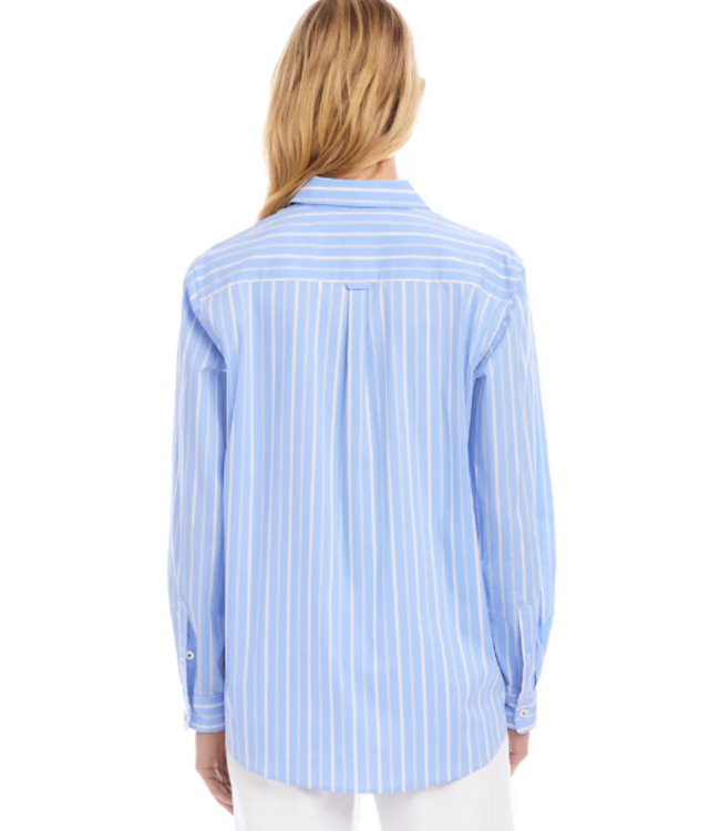 Karen Kane Long Sleeve Button-up Shirt #52100