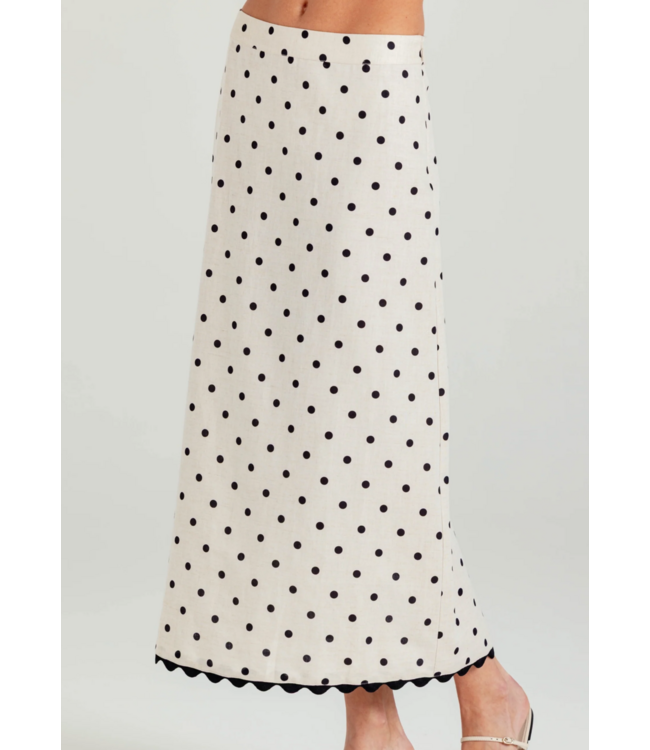 Sundays Polka Dot Alden Skirt #027