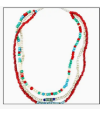 Twine and Twig Twine $ Twig-Layered Pendant Necklace-Cape Cod Fish