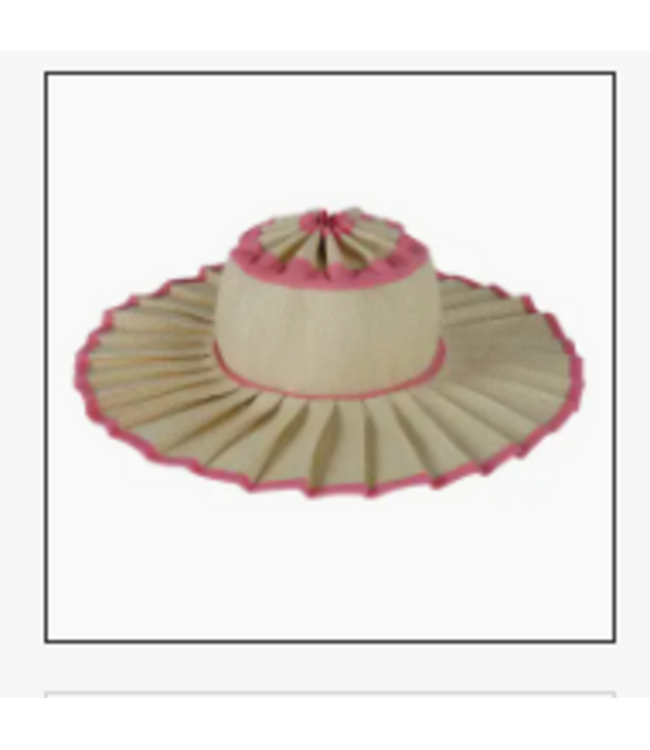 MKS America-Boho Straw Hat Foldable Sun Hat