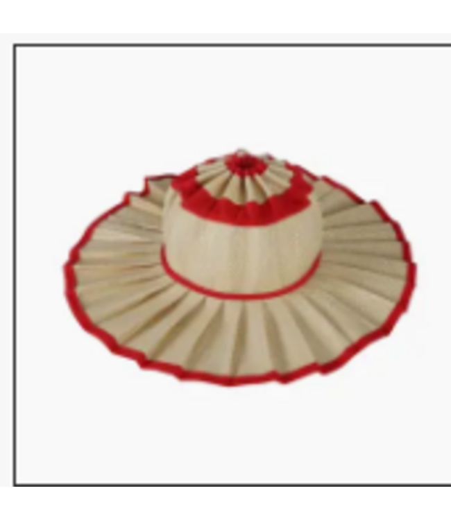 MKS America-Boho Straw Hat Foldable Sun Hat