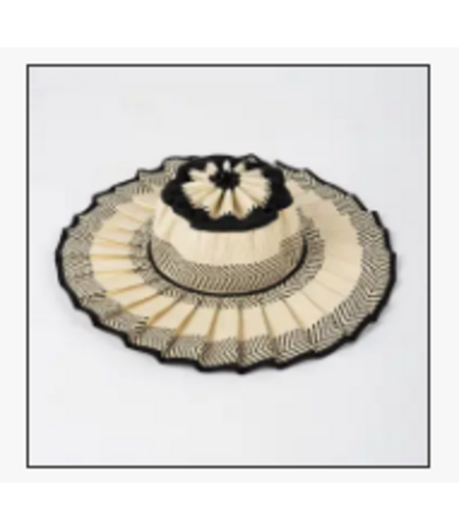 MKS America-Boho Straw Hat Foldable Sun Hat