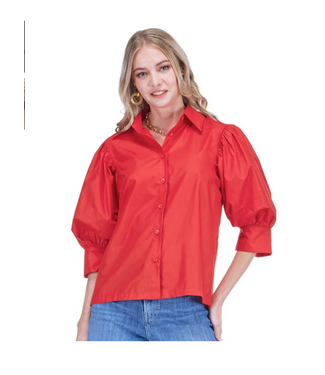 jade Jade Puff Sleeve Shirt #8023