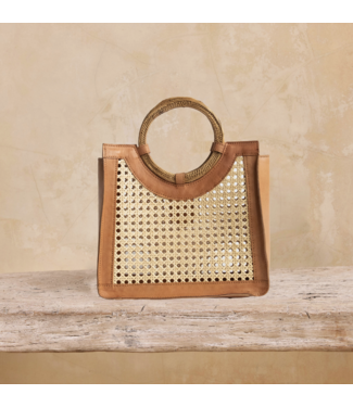 the winding road The Winding Road Rattan Cane Weave Handbag