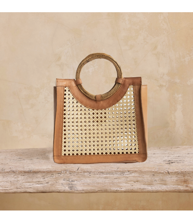 The Winding Road Rattan Cane Weave Handbag
