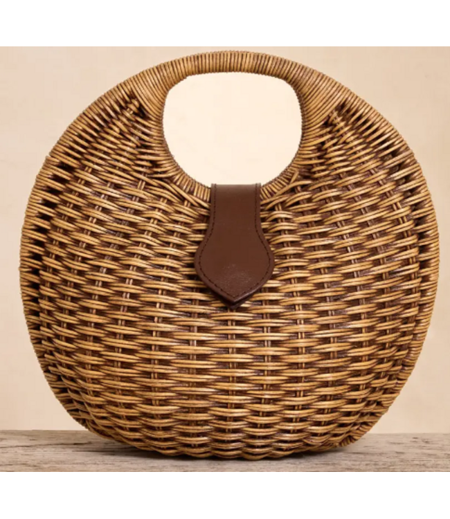 The Winding Road-Rattan Orb Handbag-RT ORB