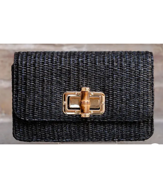 Lisi Lerch Black Lilly Clutch - WS