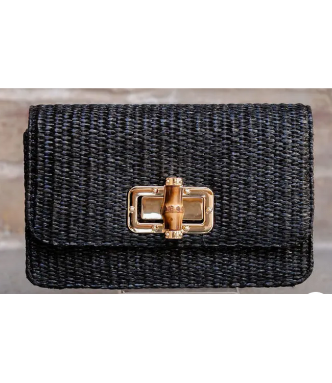Lisi Lerch Black Lilly Clutch - WS
