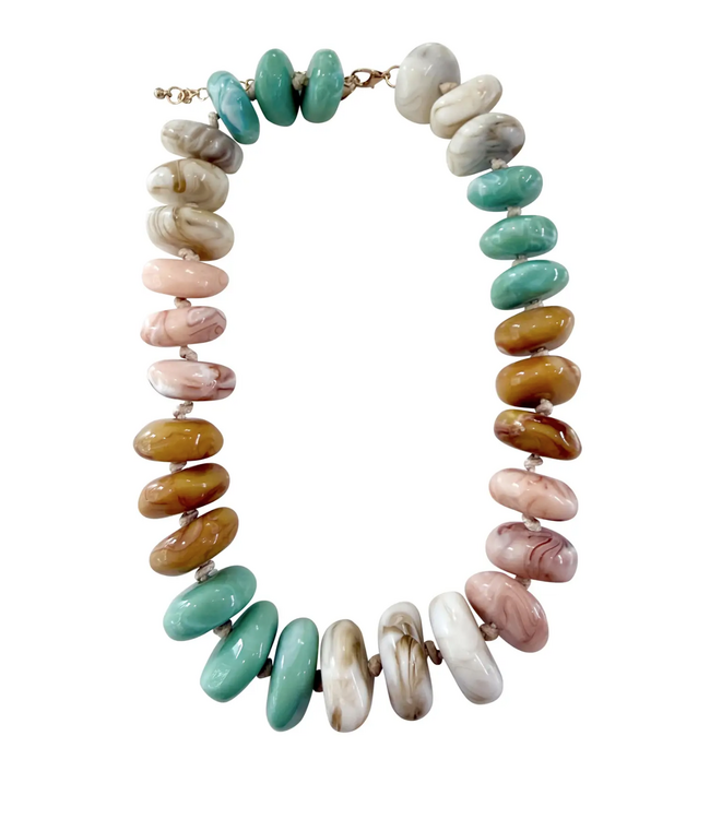Gemelli Delray Chunky Beaded Necklace