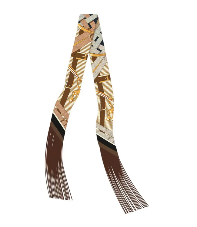 Gemelli Frilly Scarf with Fringe