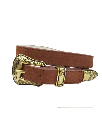 Axesoria West Axesoria West Genuine Suede Leather Belt #10470