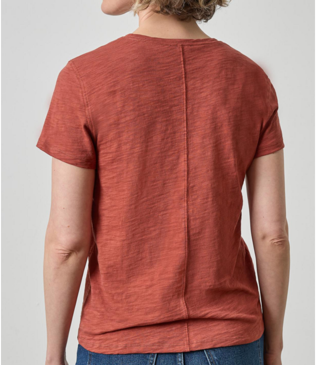 Lilla P Short Sleeve Back Seam Crewneck #3346