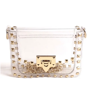 Gameday Luxe The Stephanie Clear Crossbody Bag