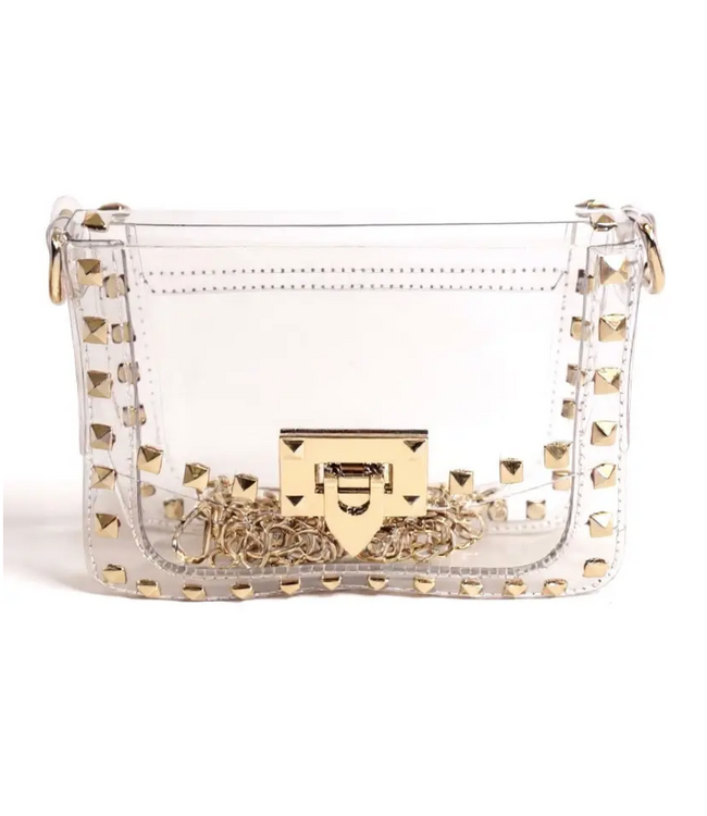 Gameday Luxe The Stephanie Clear Crossbody Bag