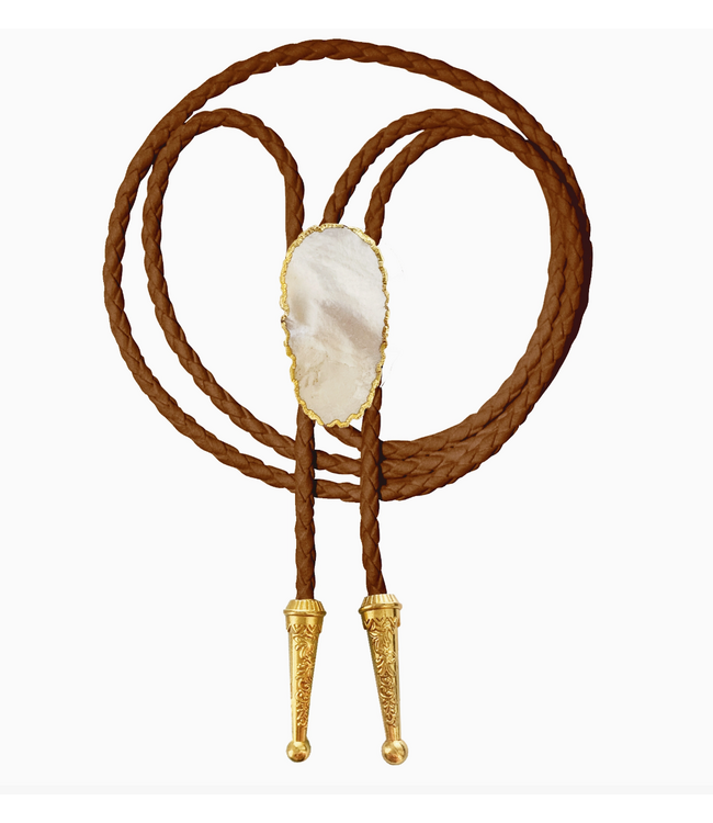 Daisy Del Sol Gemstone Bolo Tie