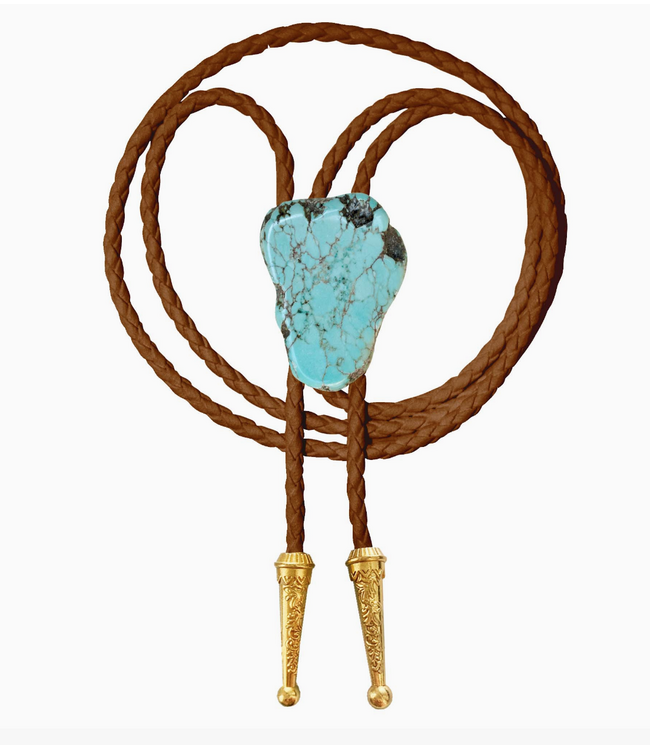 Daisy Del Sol Gemstone Bolo Tie