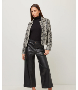 Fifteen Twenty Fifteen Twenty-Faux Leather Jacket-#3F59015