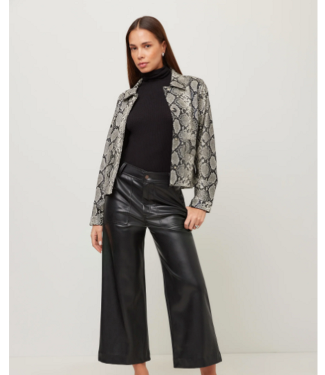 Fifteen Twenty-Faux Leather Jacket-#3F59015