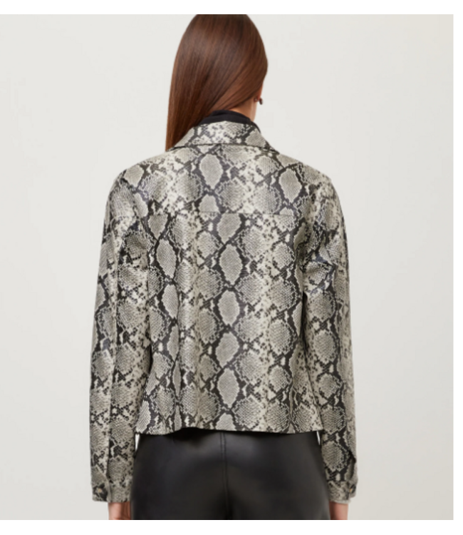 Fifteen Twenty-Faux Leather Jacket-#3F59015