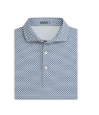 Gen Teal Gen Teal Blue Horizon Agave Printed Performance Polo # 4440323