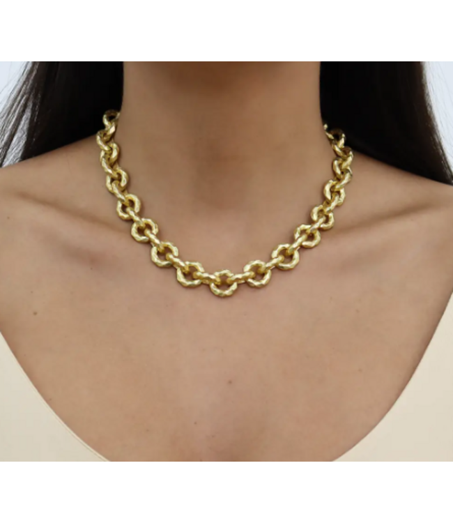 Karine Sultan-Stylish Link Chain Necklace-#70006