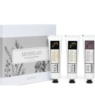 Archipelago Archipelago Essential Hand Creme Trio Gift Set