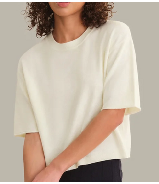 525 America=Colette Solid Crew Neck Boxy Tee-#51597