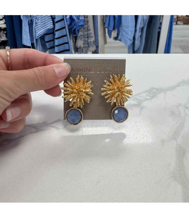 Karine Sultan Starburst Clip On Earrings #78101