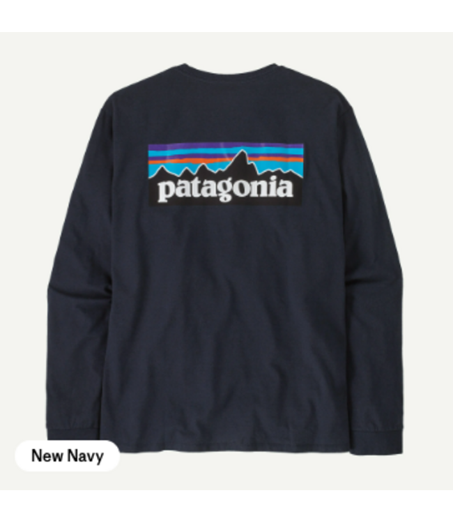 Patagonia Men's LS P-6 Logo Responsibili-Tee