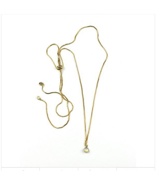 Christina V Lariat Chain Necklace