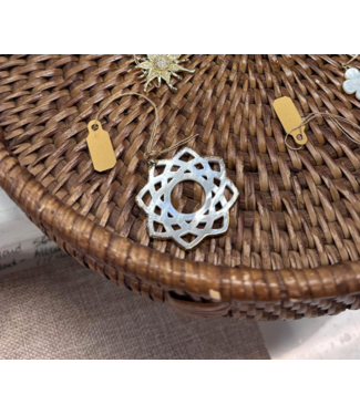 Christina V Christina V Mother of Pearl Large Circle Star