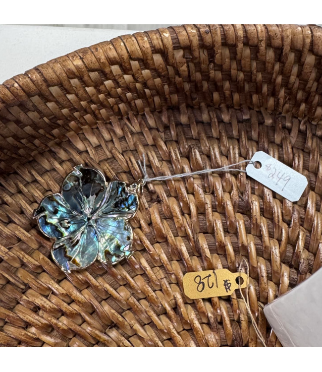 Christina V Large Abalone Flower Charm