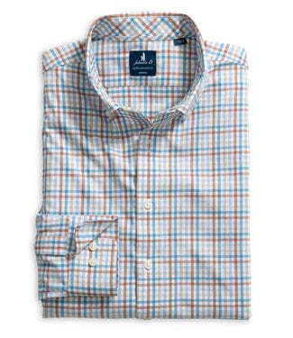 Everyday Performance Button Down Shirt - Redwood Check