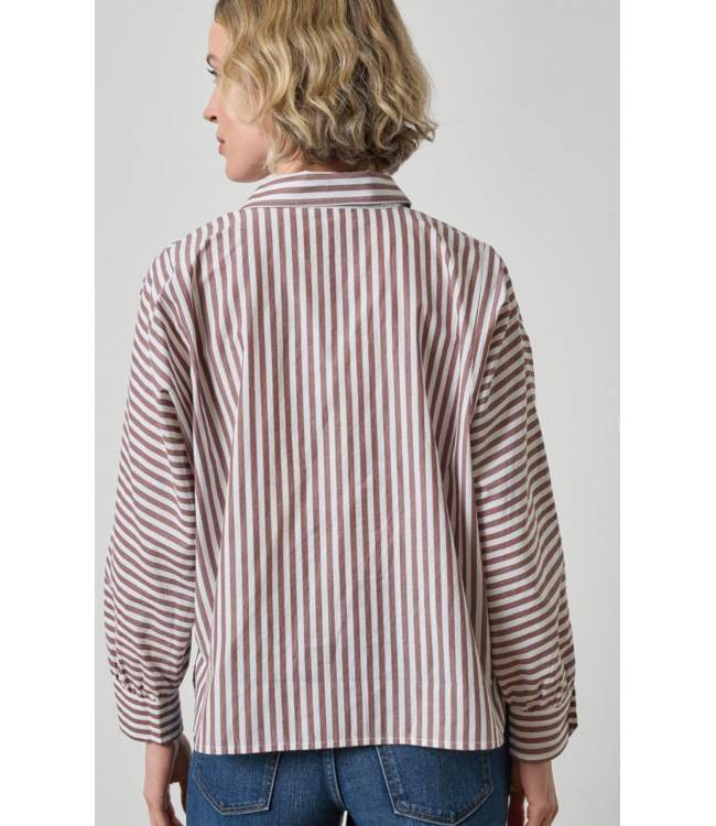 Lilla P Dolman Sleeve Button Down Shirt #3538