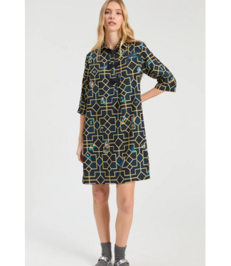 Vilagallo Vilagallo Geometric Shirt Dress #34207