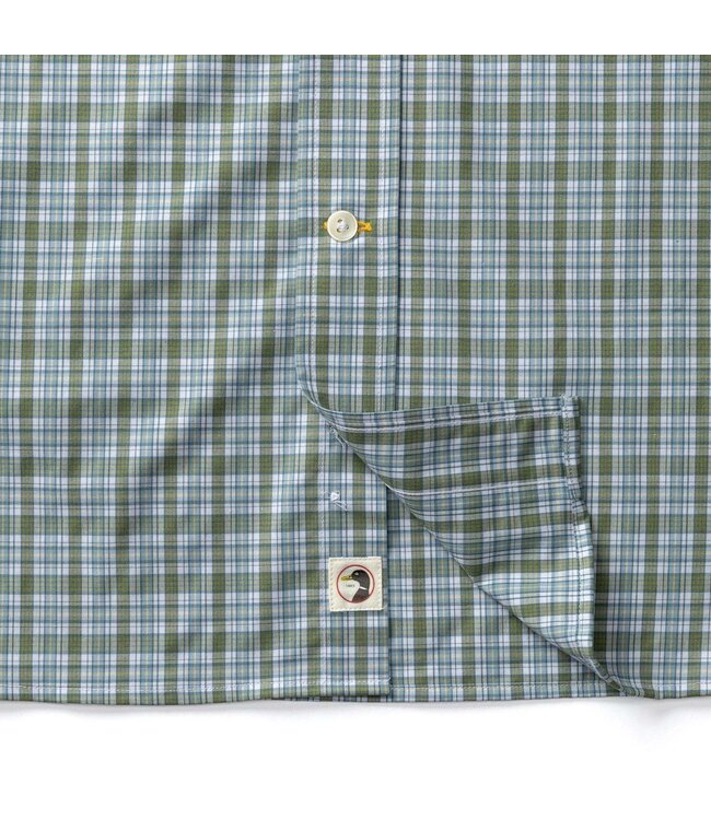 Performance Poplin Sport Shirt Mossy Bark