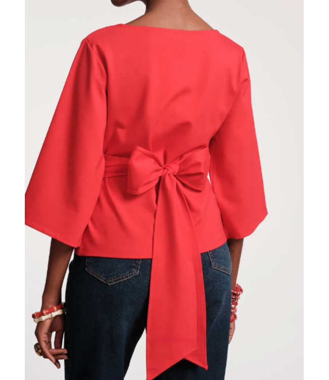 Frances Valentine Whitney Wrap Top- #225AA119138